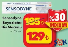 SENSODYNE BEYAZLATICI DİŞ MACUNU 75 ML fiyat ve kampanya bilgisi